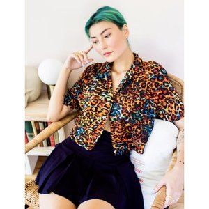 Urban Outfitters | NWT Cropped Button-Down Shirt